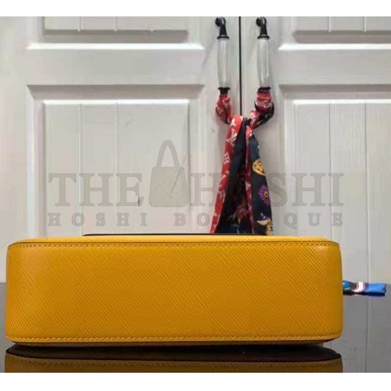 L0vis Vvtt0n LV Women Marelle Handbag Yellow Epi Grained Cowhide Leather Canvas Master Quality