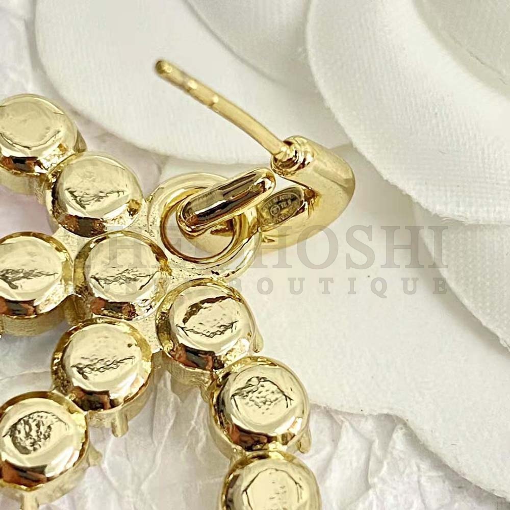 Ch**el Women Pendant Earrings in Metal and Strass Master Quality