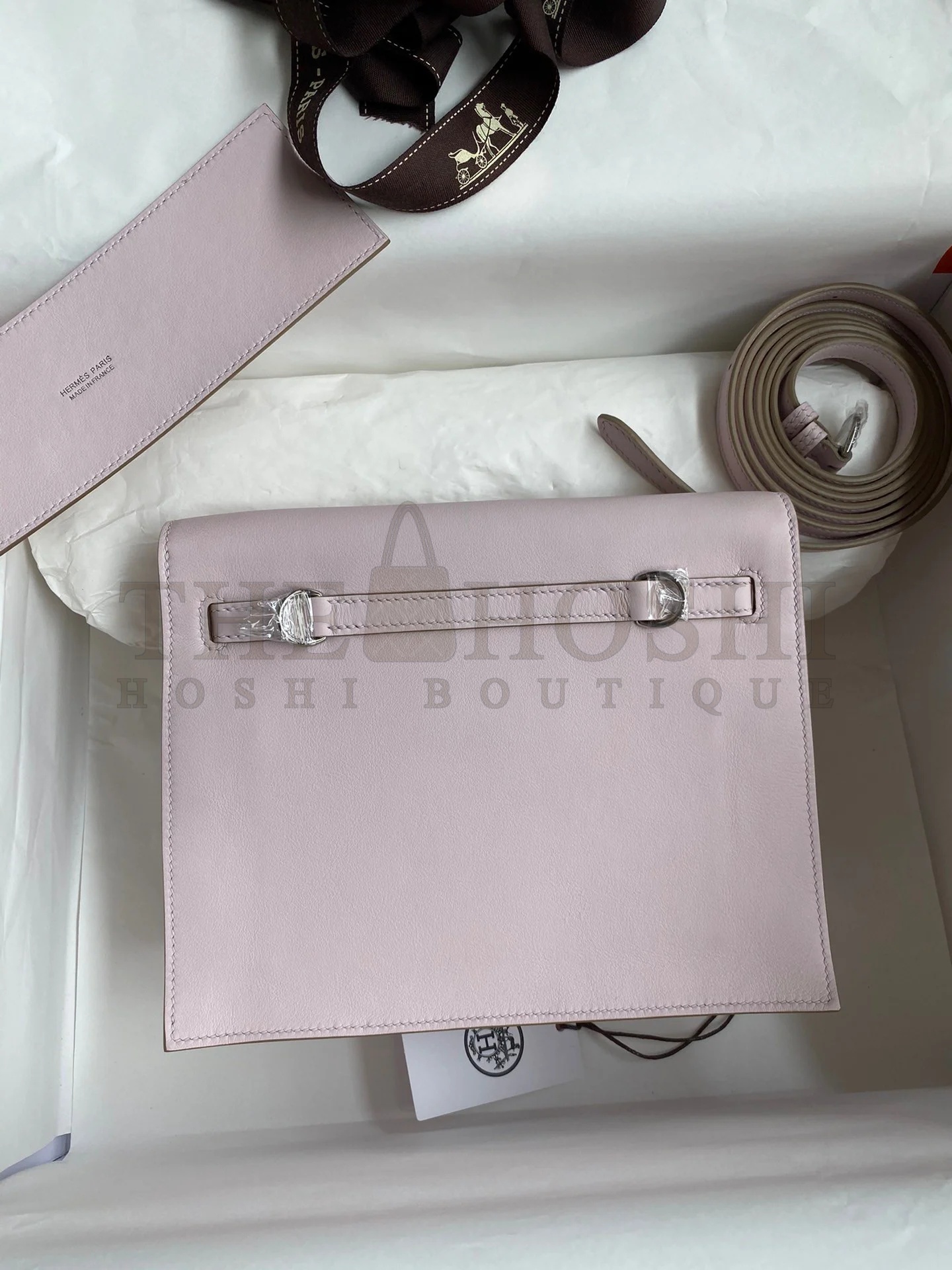 H**me5 Kelly Danse II Bag In Mauve Pale Evercolor Calfskin Master Quality