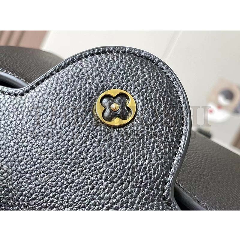 L0vis Vvtt0n LV Women Capucines MM Handbag Black Taurillon Leather Master Quality