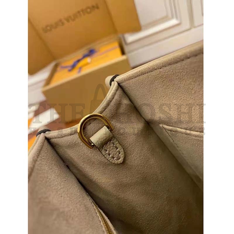 L0vis Vvtt0n LV Women Onthego Tote Beige Embossed Grained Cowhide Leather MM M45494 (35 x 27 x 14 cm)BB M47054 (18 x 15 x 8.5 cm) Master Quality