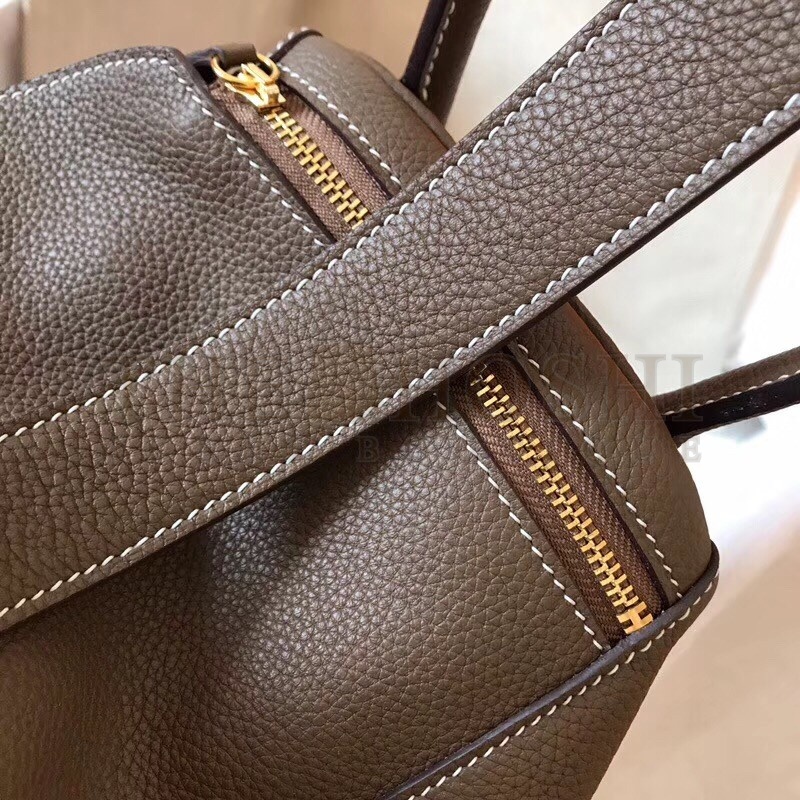 H**me5 Taupe Lindy 26cm Clemence Handmade Bag Master Quality