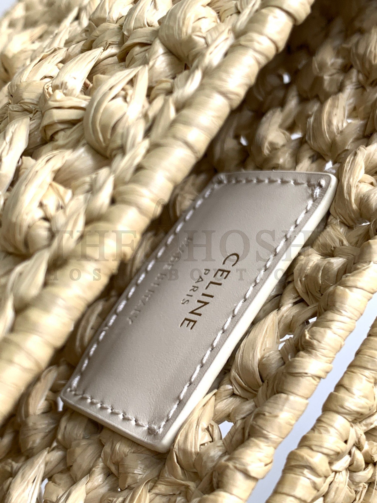 Ce1i*e Raffia Mini Trimophe bag 20.5 X 10.5 X 4 cm Master Quality