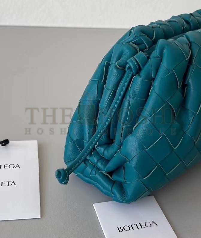 B0tt*ga Ven*ta Mini Pouch In Mallard Intrecciato Lambskin Master Quality