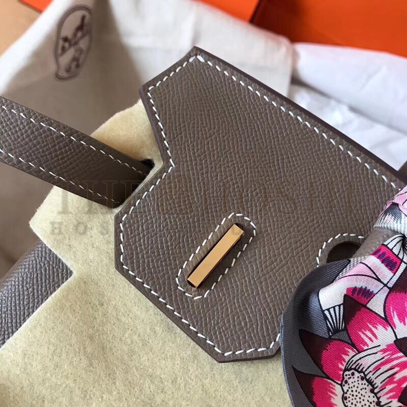 H**me5 Taupe Birkin 30cm Epsom Handmade Bag Master Quality