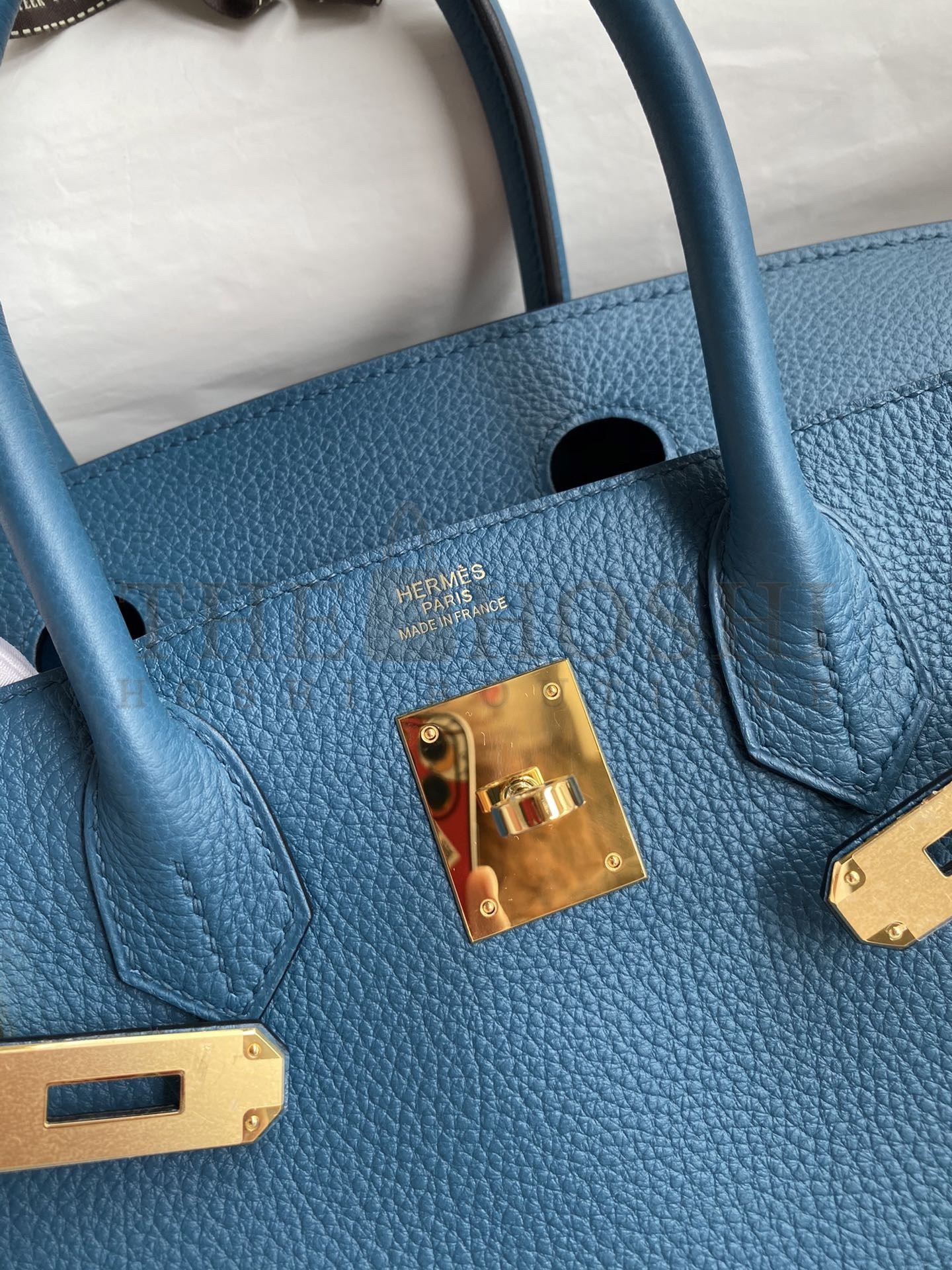 H**me5 Birkin 30 Retourne Handmade Bag In Colvert Clemence Leather Master Quality