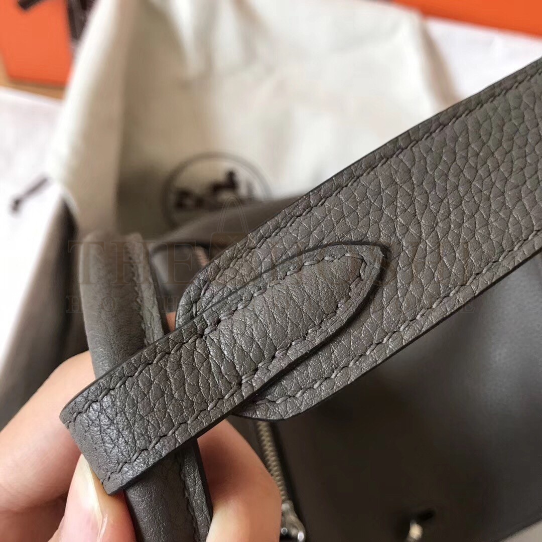 H**me5 Gris Mouette Lindy 30cm Clemence Handmade Bag Master Quality