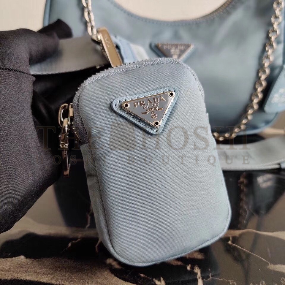 Pra*a Blue Nylon Re-Edition 2005 Shoulder Bag Master Quality