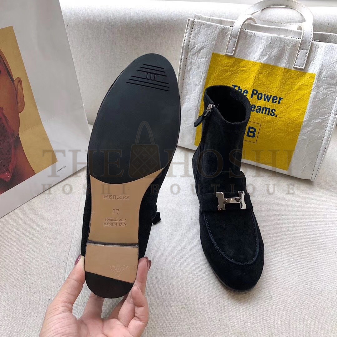 H**me5 Black Saint Honore Ankle Boots Master Quality