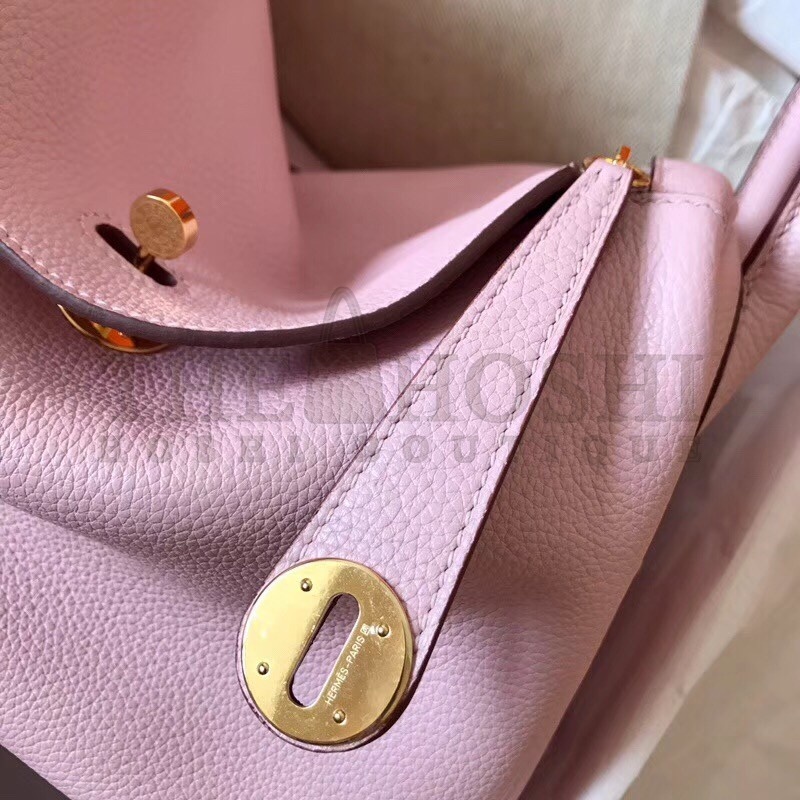 H**me5 Rose Dragee Lindy 30cm Clemence Handmade Bag Master Quality