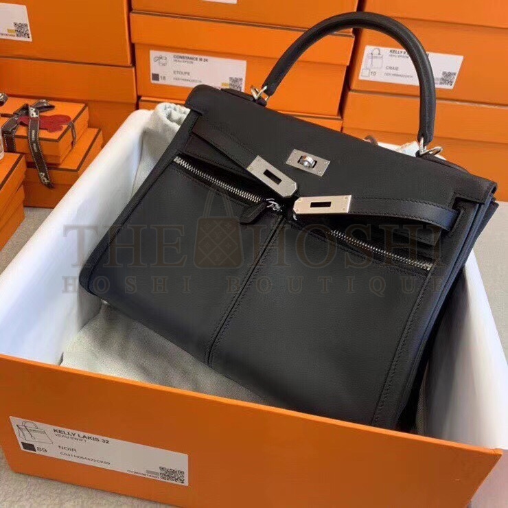 H**me5 Kelly Lakis Swift Leather Bag Handmake Version Master Quality