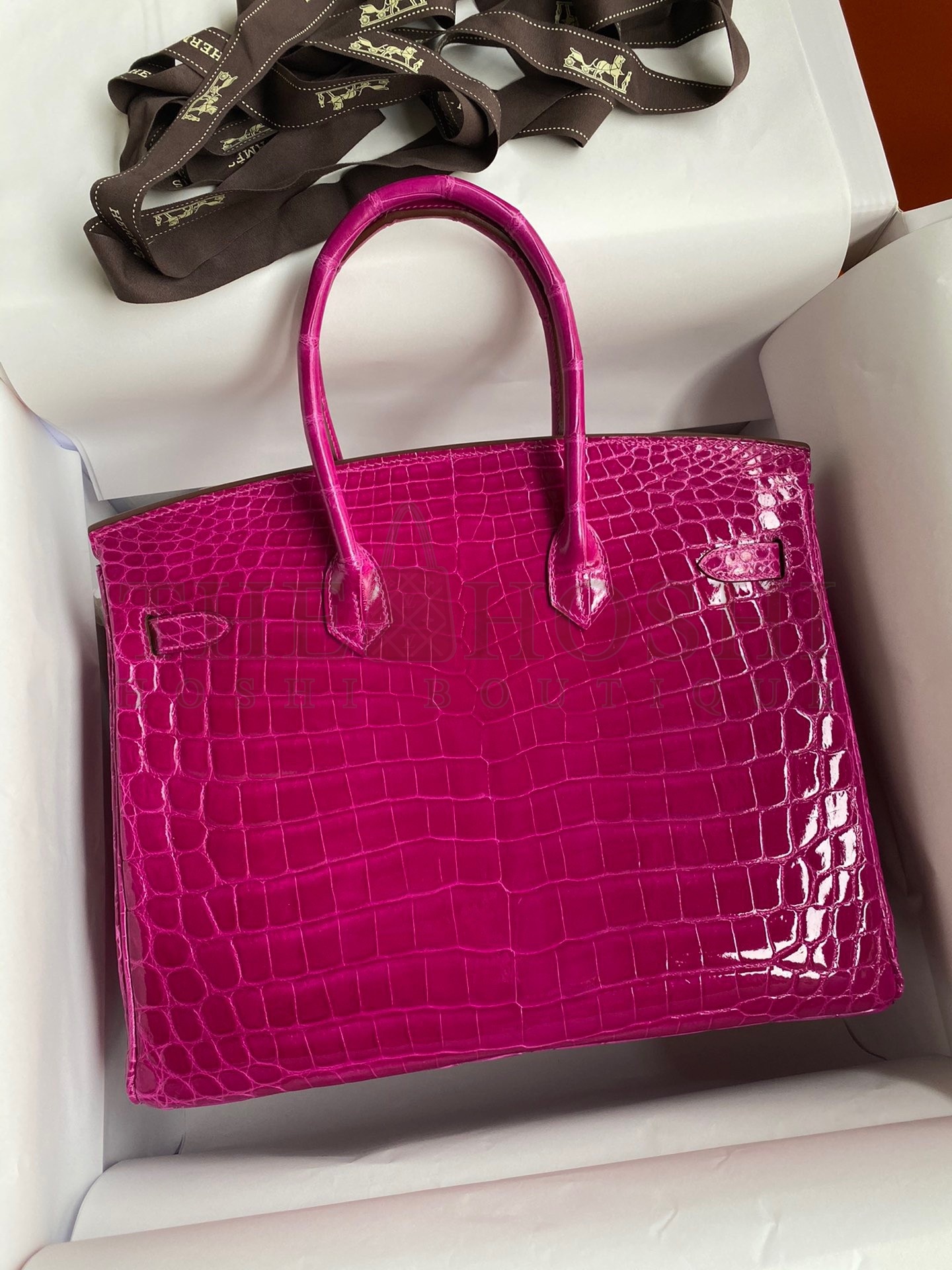 H**me5 Birkin 35 Retourne Handmade Bag In Etain Epsom Calfskin Master Quality