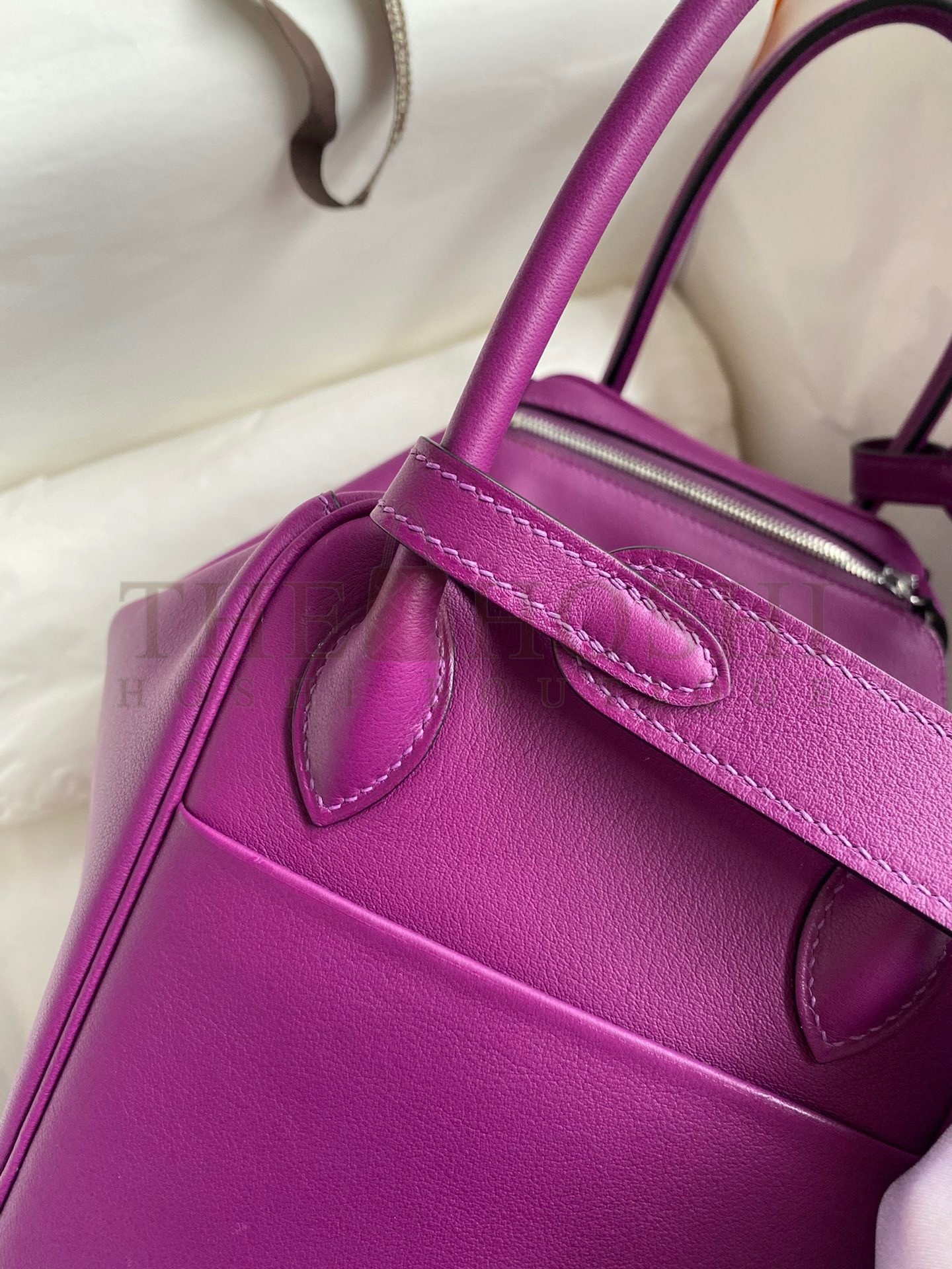 H**me5 Lindy 26 Handmade Bag In Anemone Swift Calfskin Master Quality