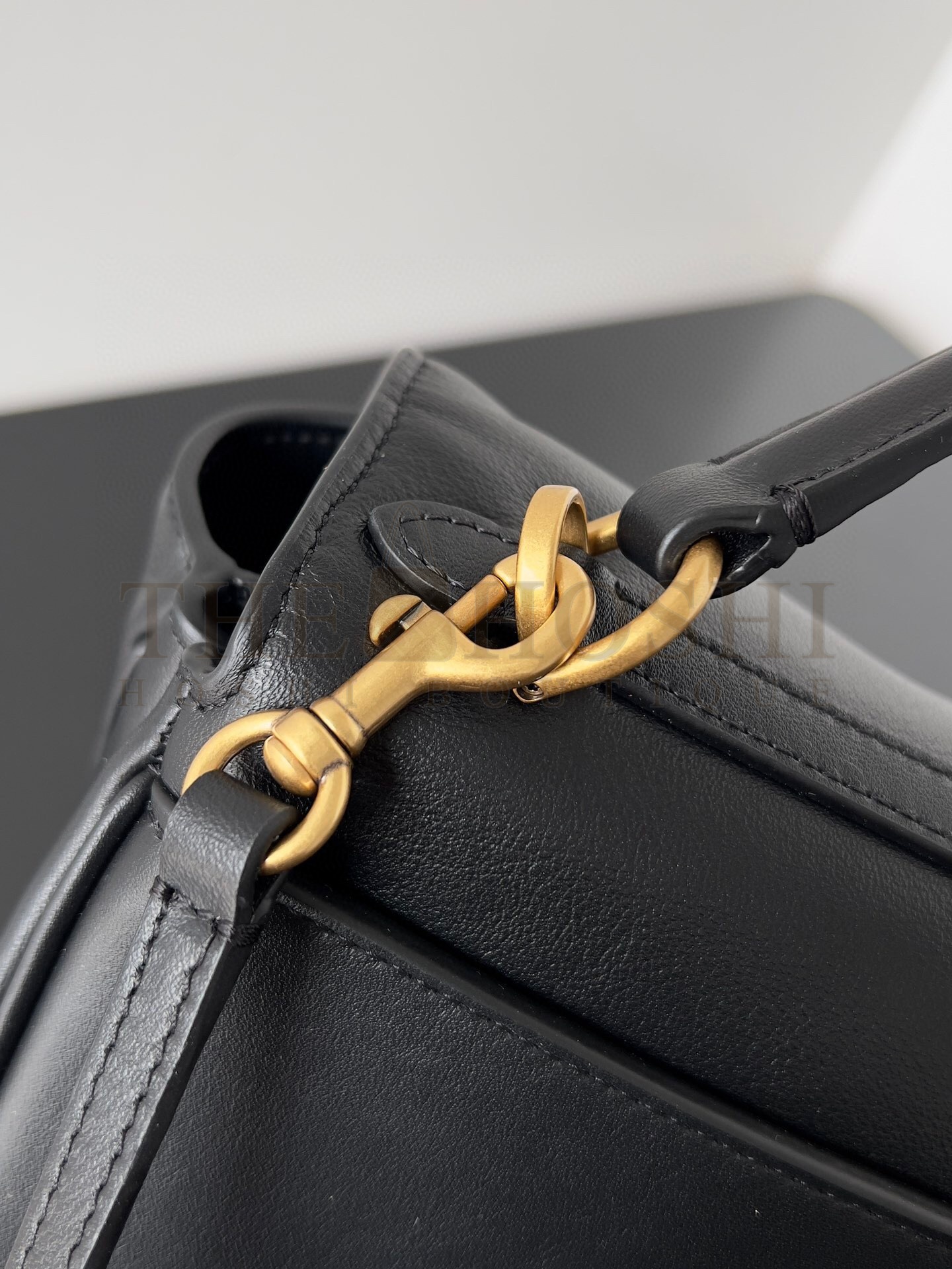Ba1en*iaga Rodeo Mini Bag in Black Calfskin Master Quality