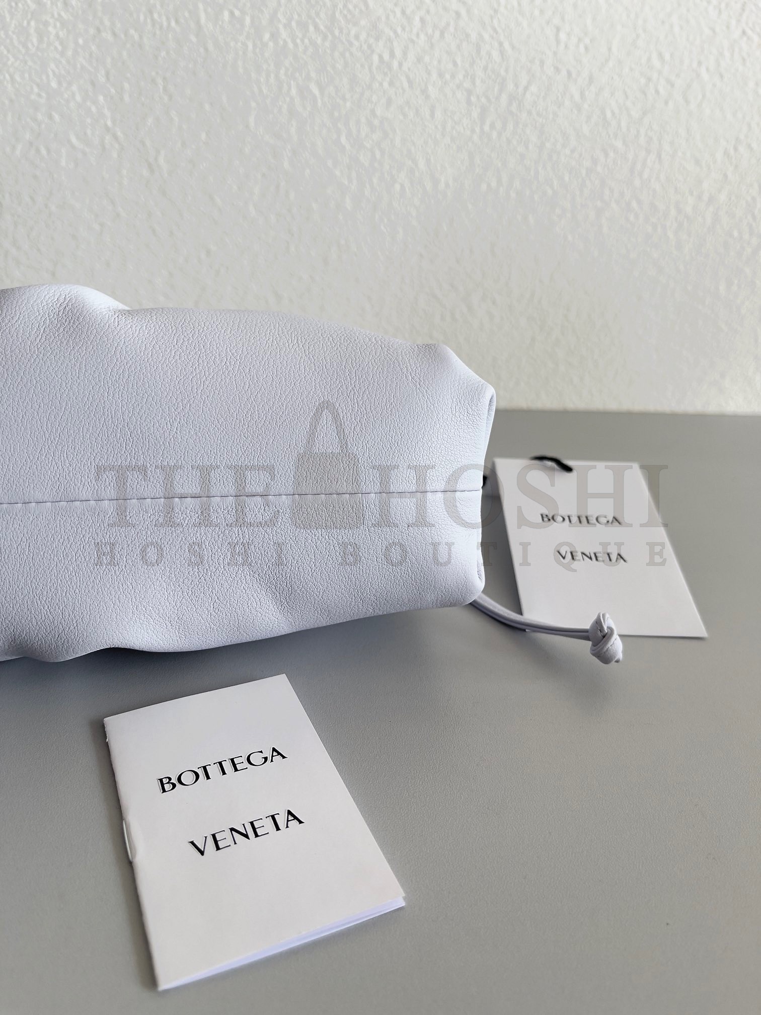 B0tt*ga Ven*ta Mini Pouch with Strap in Mirth Washed Calfskin Master Quality