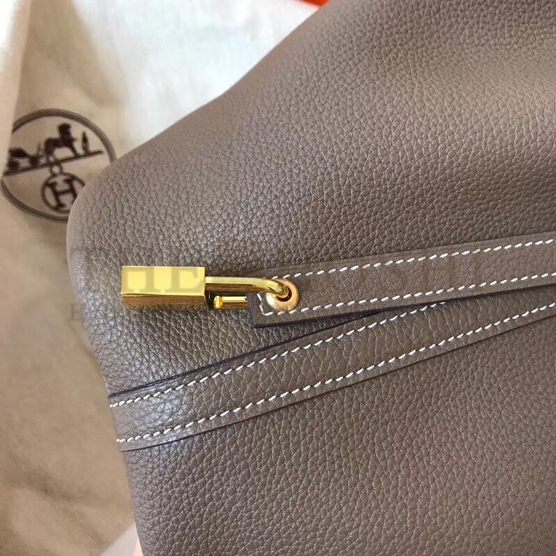 H**me5 Taupe Picotin Lock PM 18cm Handmade Bag Master Quality