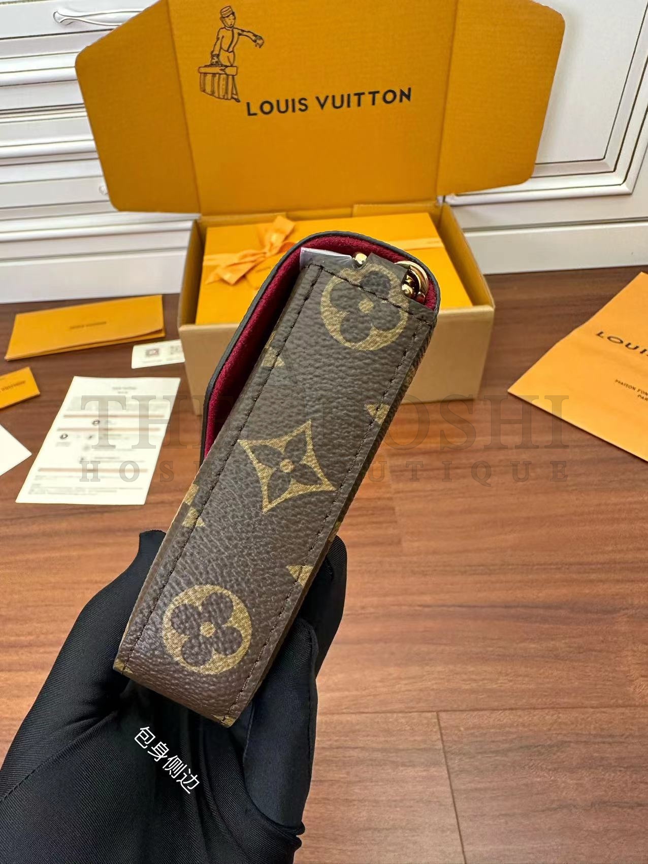 L0vis Vvtt0n LV Women Felicie Pochette Bag in Monogram Canvas-Brown Pochette Félicie M81896 Master Quality