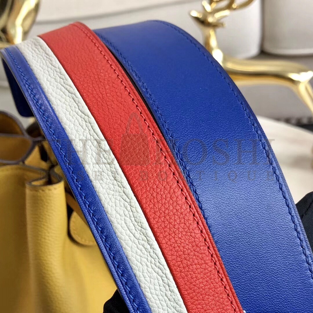 H**me5 Licol 17cm Bag In Yellow Evercolor Calfskin Master Quality