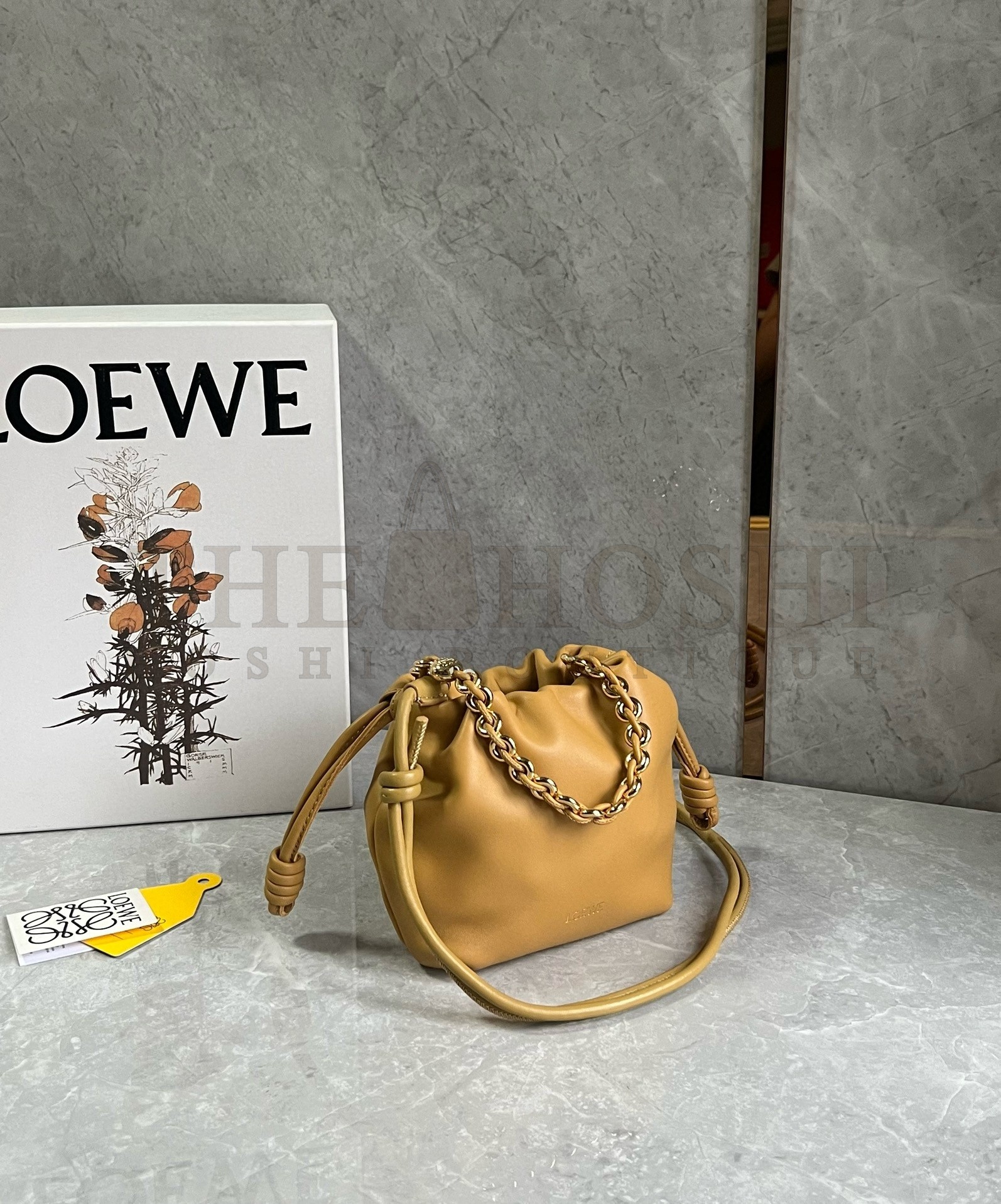 L0ew* Mini Flamenco Purse Bag in Sahara Nappa Lambskin Master Quality
