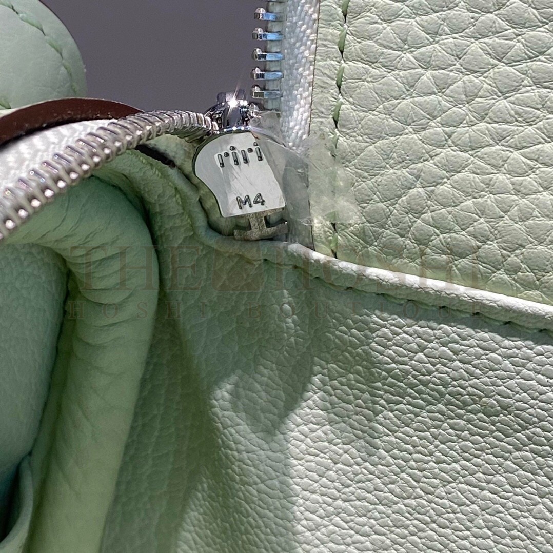 H**me5 Lindy Mini Bag In Vert Fizz Clemence Leather PHW Master Quality