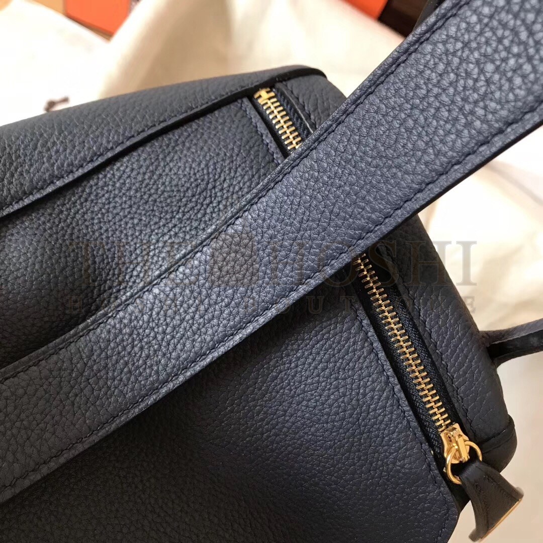 H**me5 Dark Blue Lindy 30cm Clemence Handmade Bag Master Quality