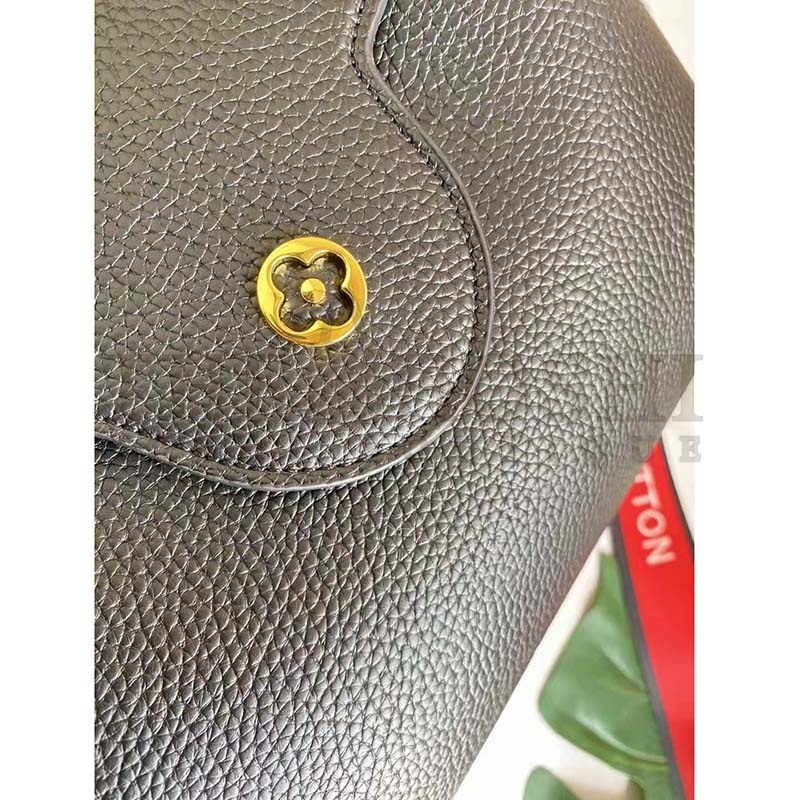 L0vis Vvtt0n LV Women Capucines MM Handbag Noir Black Rouge Taurillon Leather Master Quality