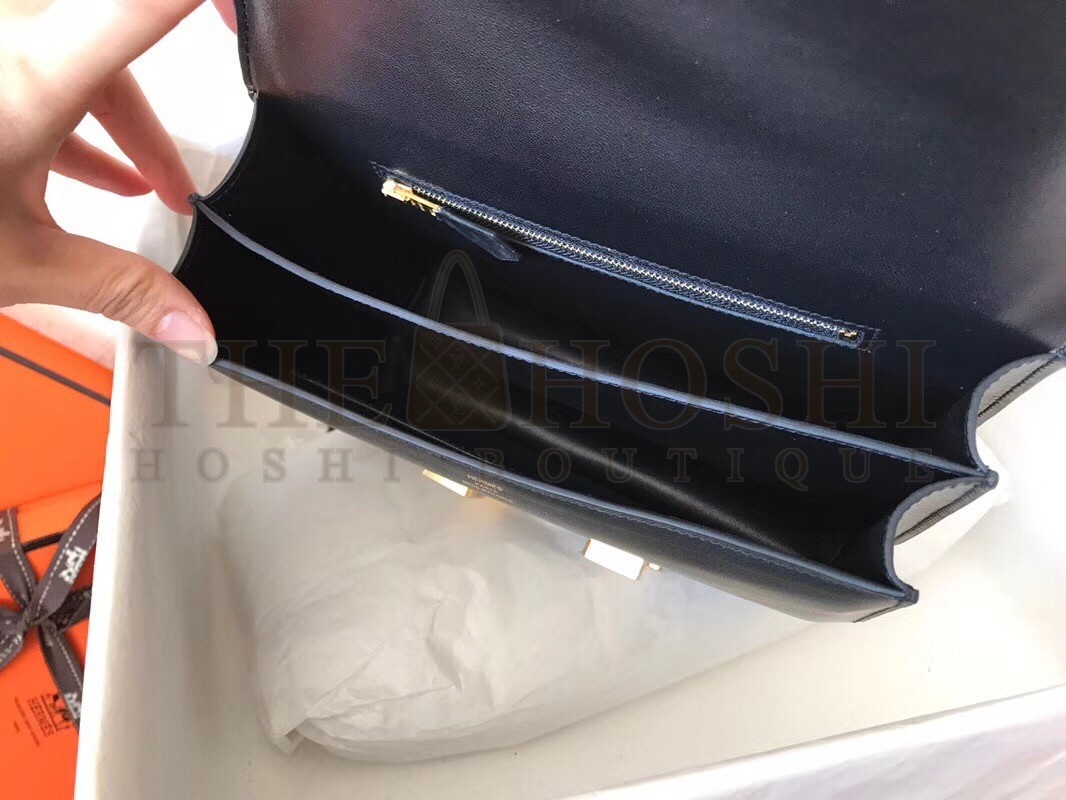 H**me5 Swift Constance 24cm Black Handmade Bag Master Quality