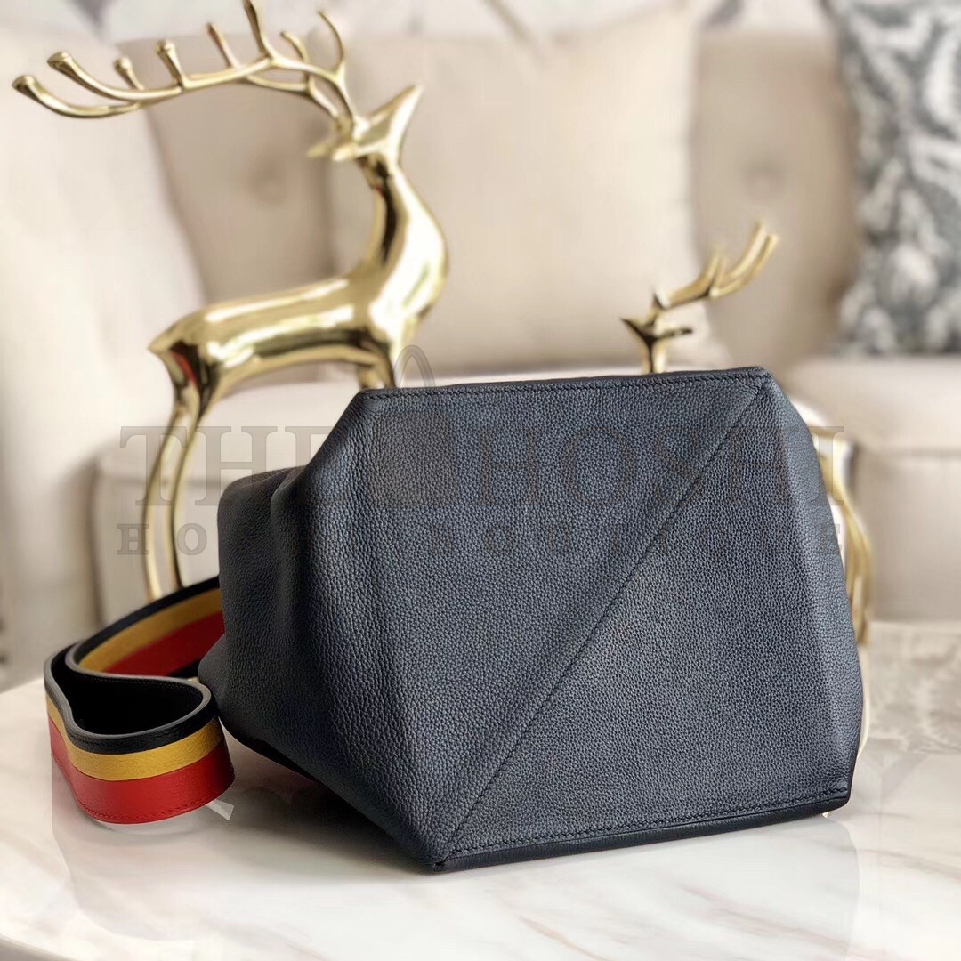 H**me5 Licol 17cm Bag In Black Evercolor Calfskin Master Quality