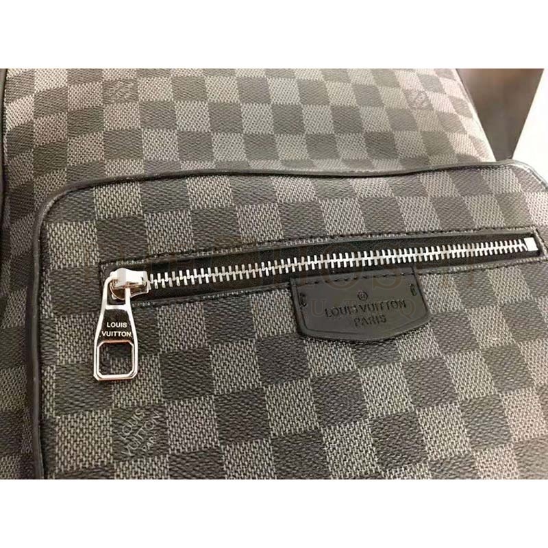 L0vis Vvtt0n LV Men Josh Backpack in Damier Graphite Canvas-Grey Master Quality