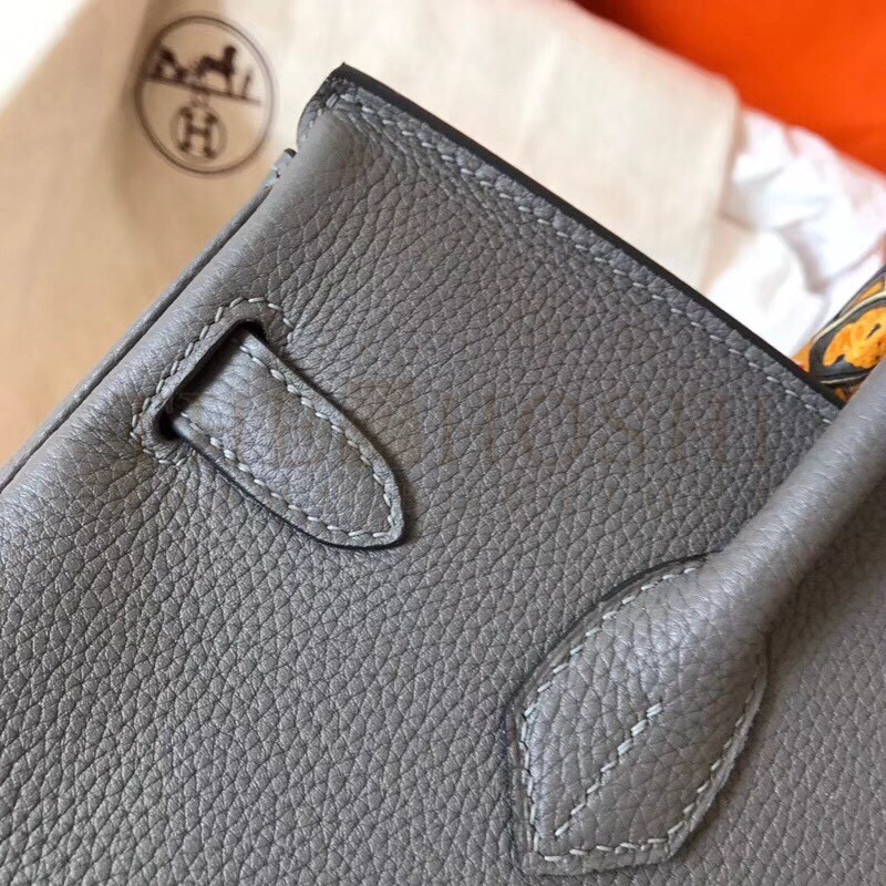 H**me5 Ardoise Birkin 30cm Clemence Handmade Bag Master Quality