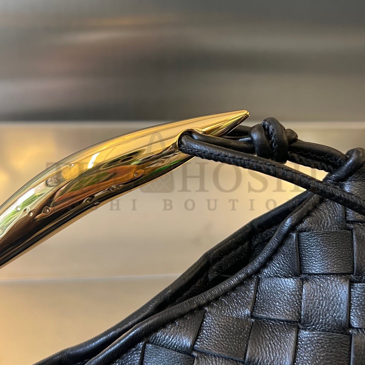 B0tt*ga Ven*ta Sardine Mini Bag In Black Intrecciato Lambskin Master Quality