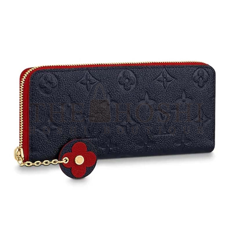 L0vis Vvtt0n LV Women Clémence Wallet Monogram Empreinte Leather Master Quality