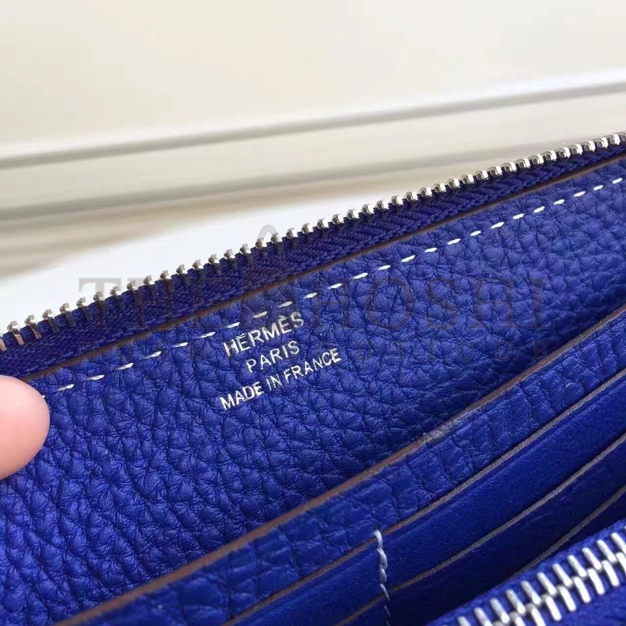 H**me5 Blue Electric Clemence Azap Zipped Wallet Master Quality