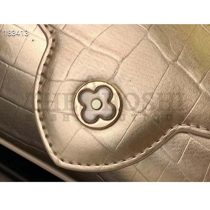 L0vis Vvtt0n LV Women Capucines Mini Handbag Forest Clearing High Shiny Alligator Leather Master Quality