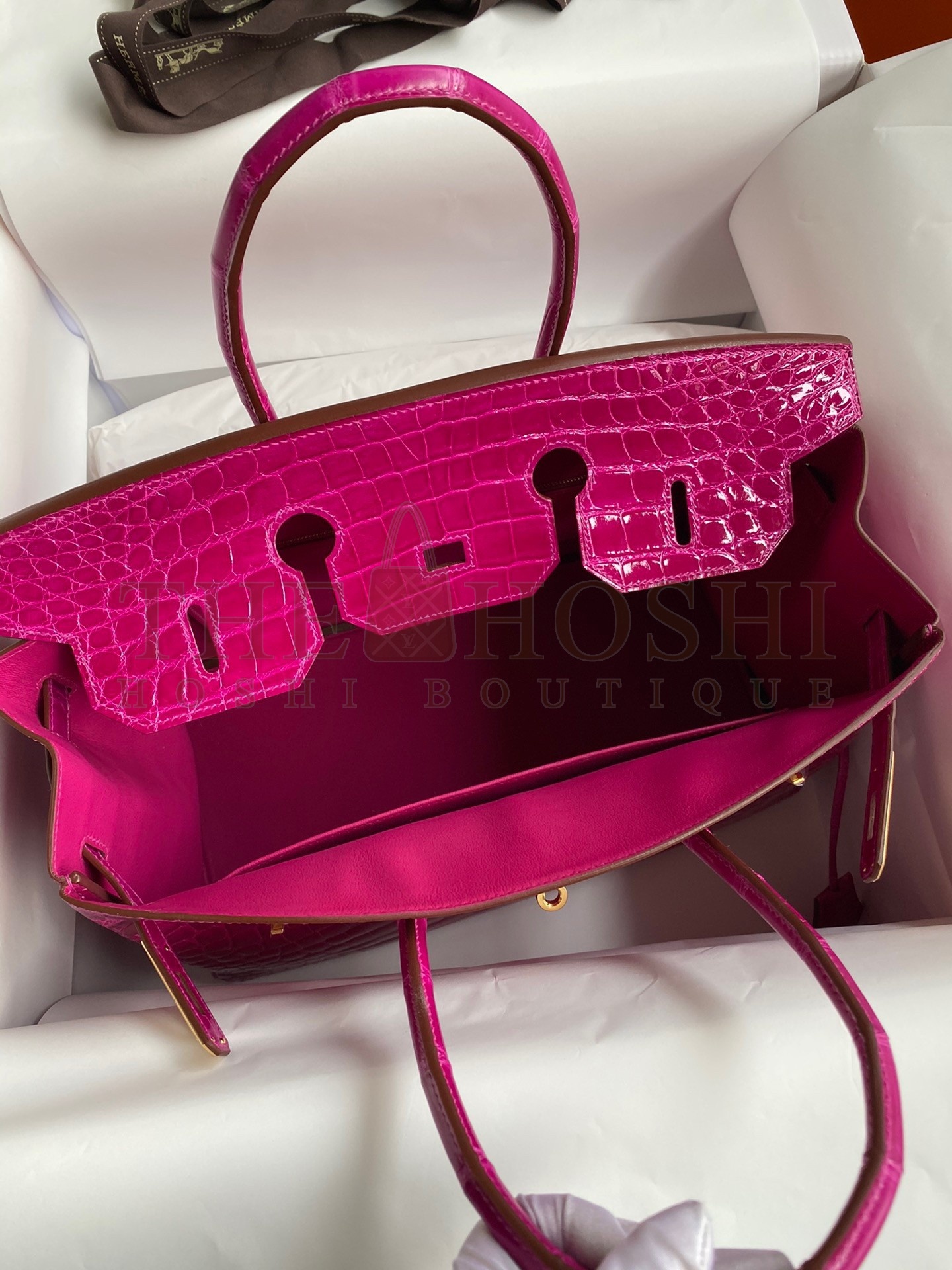 H**me5 Birkin 35 Retourne Handmade Bag In Etain Epsom Calfskin Master Quality
