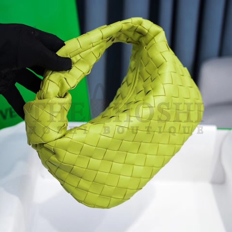 B0tt*ga Ven*ta Mini BV Jodie Bag In Kiwi Woven Leather Master Quality