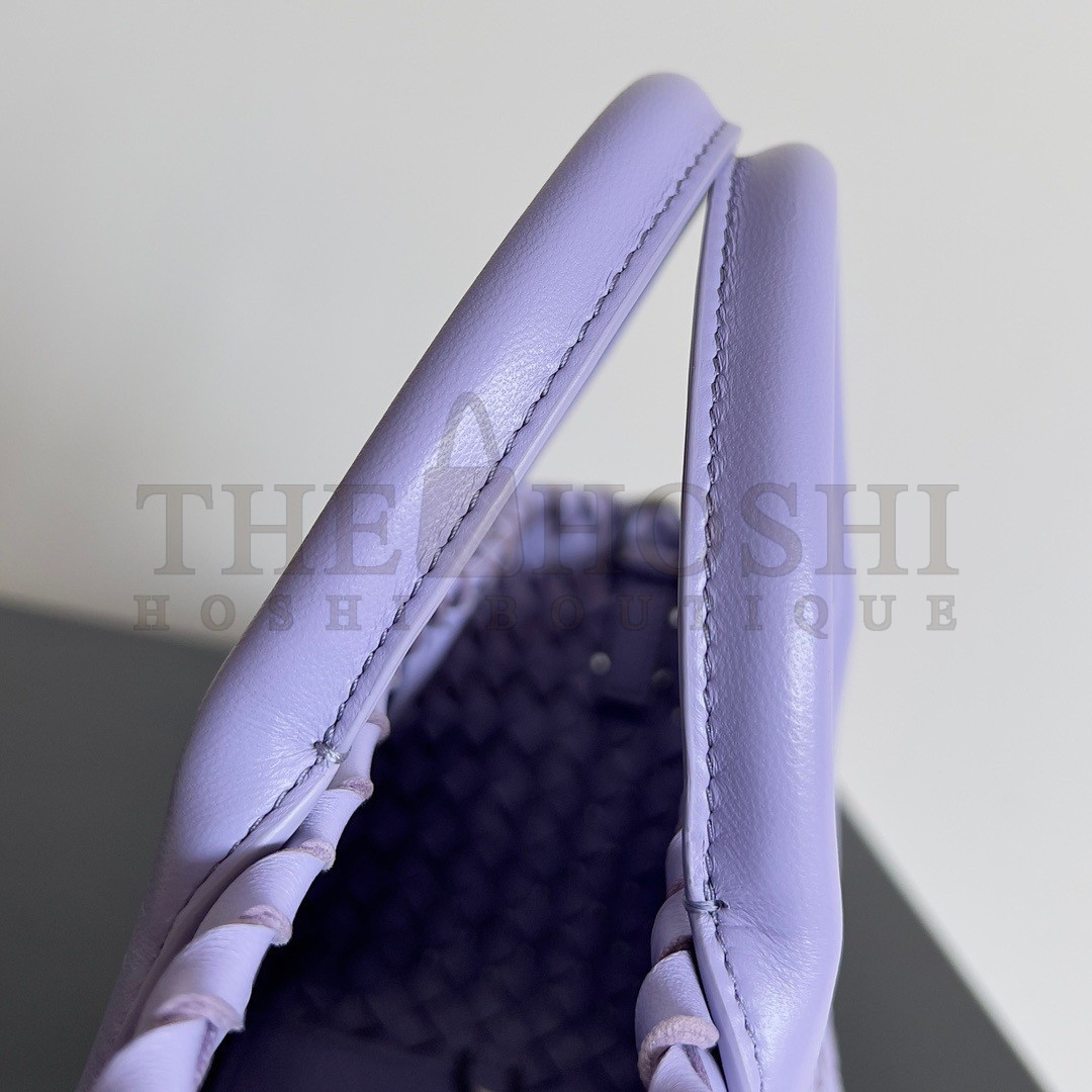 B0tt*ga Ven*ta Cabat Mini Bag In Wisteria Intrecciato Lambskin Master Quality
