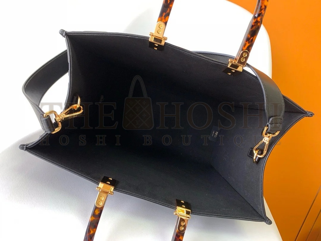 F**di Sunshine Medium Tote Bag In Black FF Calfskin Master Quality