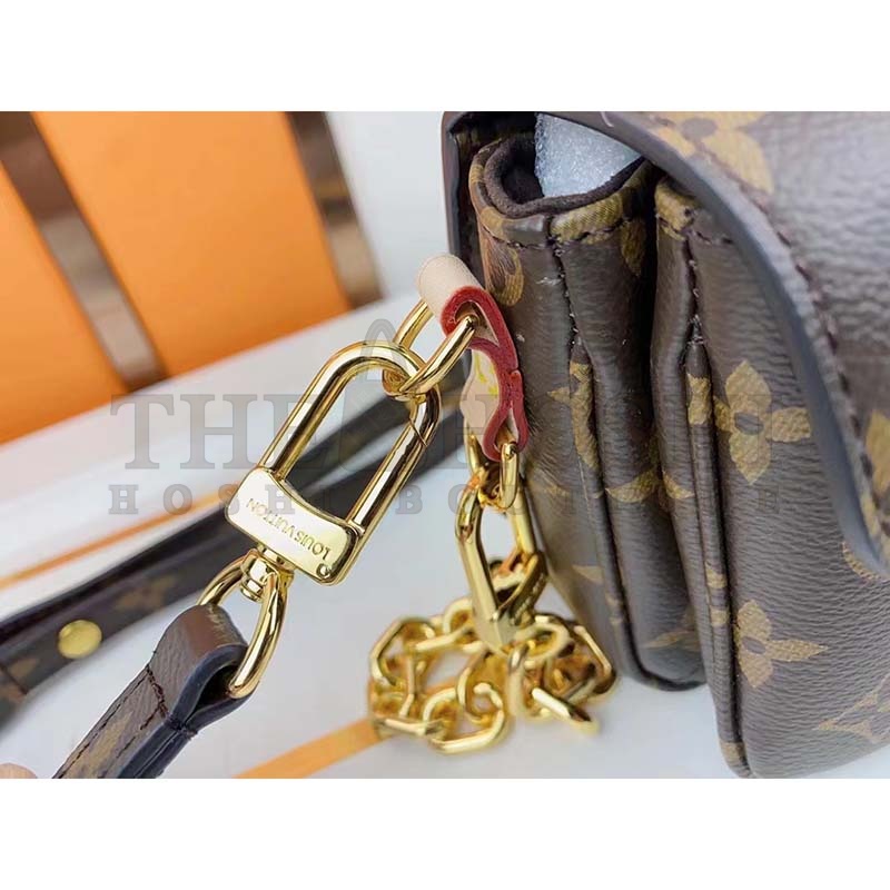 L0vis Vvtt0n LV Women Pochette Metis East West Bag Brown Monogram Coated Canvas Master Quality