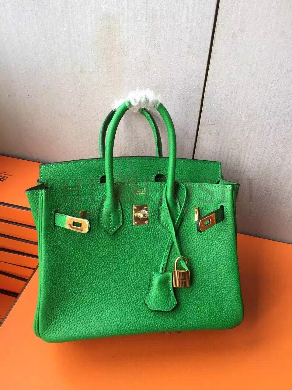 H**me5 Bambou Birkin 25cm Clemence Handmade Bag Master Quality