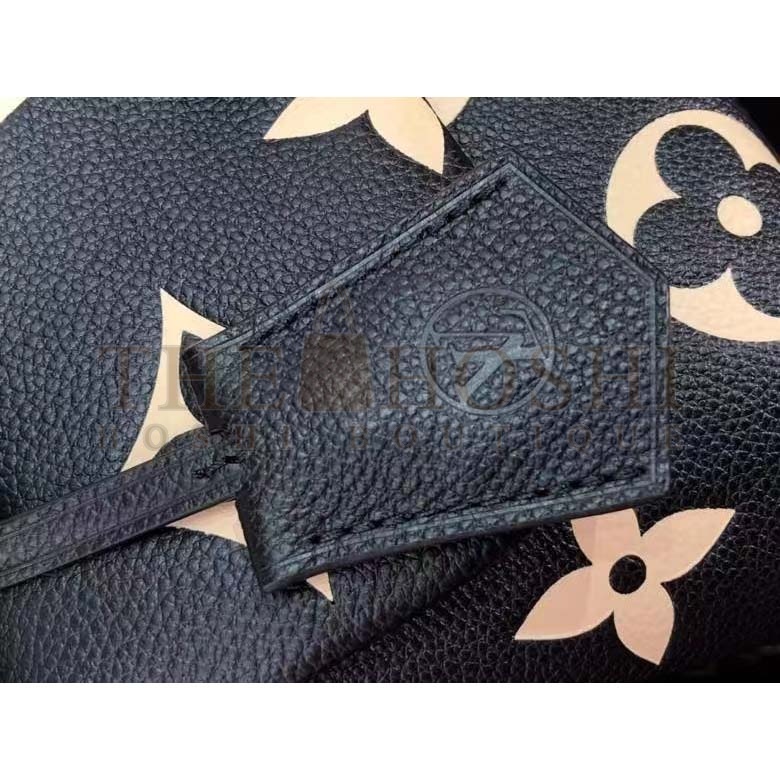 L0vis Vvtt0n LV Women Madeleine BB Handbag Black Beige Embossed Grained Cowhide Leather Master Quality