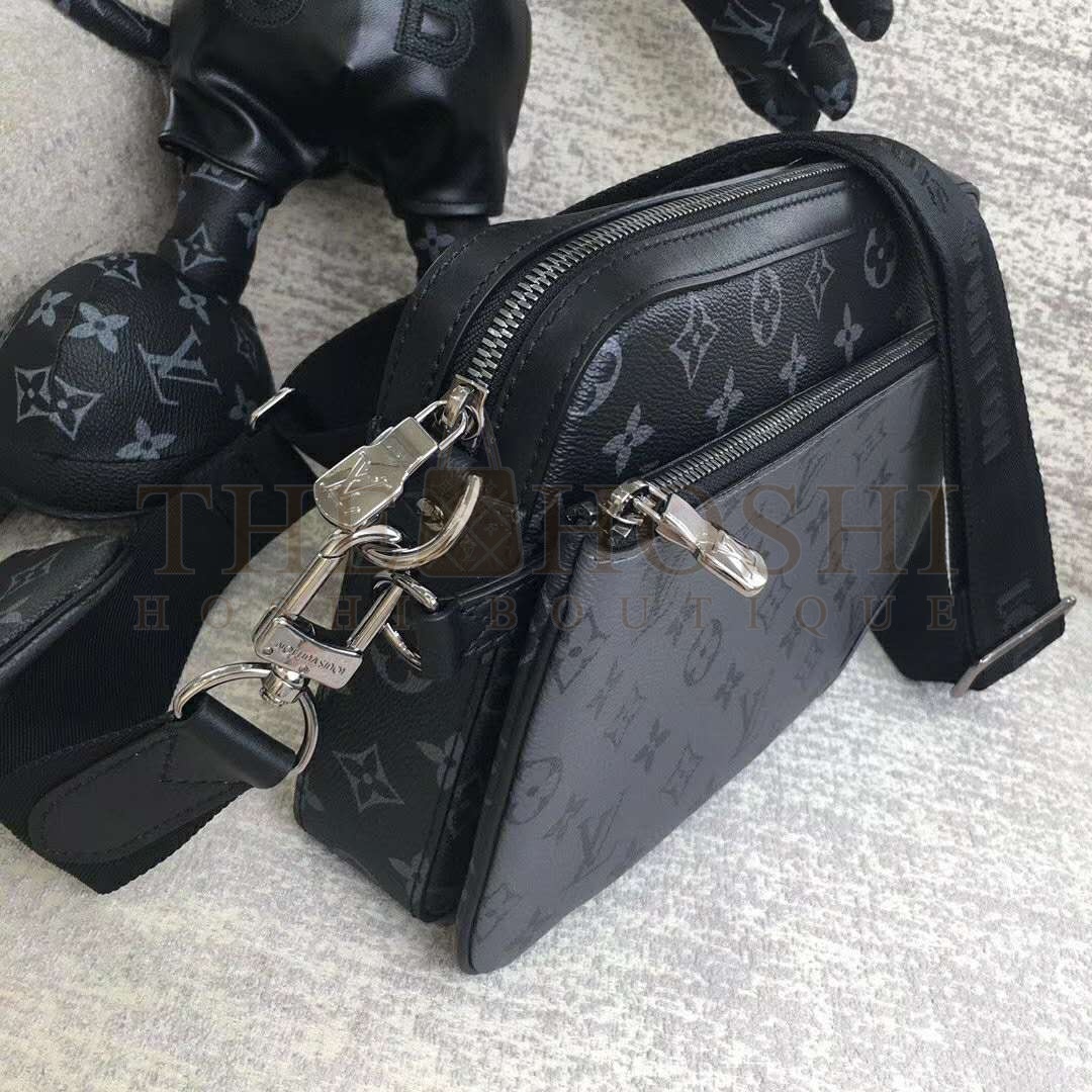 L0vis Vvtt0n LV Men Trio Messenger Bag Monogram Eclipse Canvas Master Quality