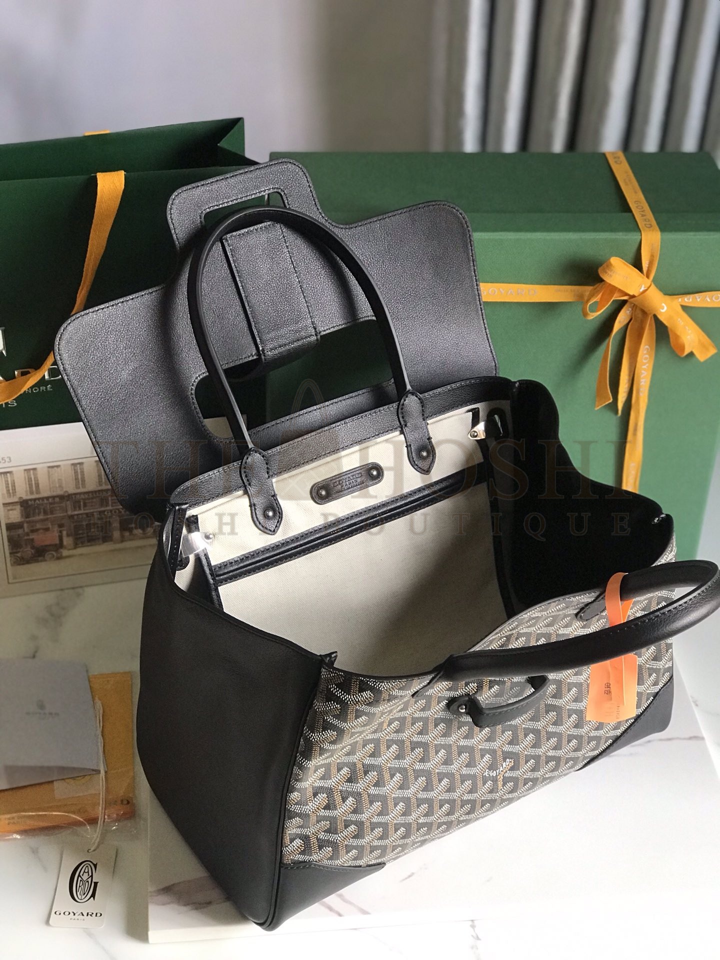 G09ard Saigon Tote Bag Black Canvas 34x18x24cm Master Quality