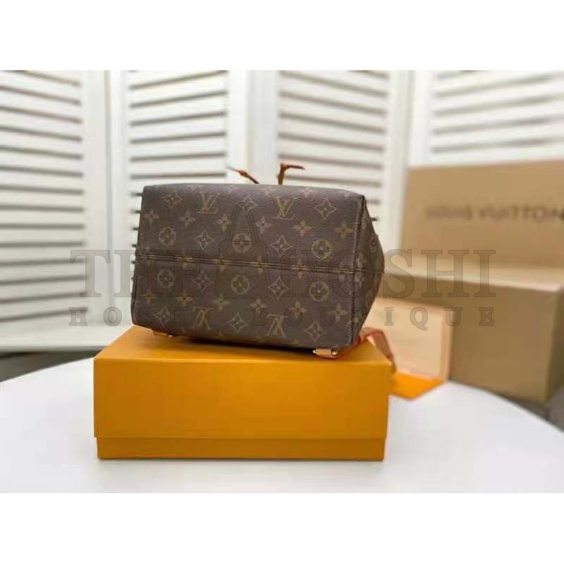 L0vis Vvtt0n LV Women Montsouris BB Backpack Monogram Canvas Cowhide Leather Master Quality