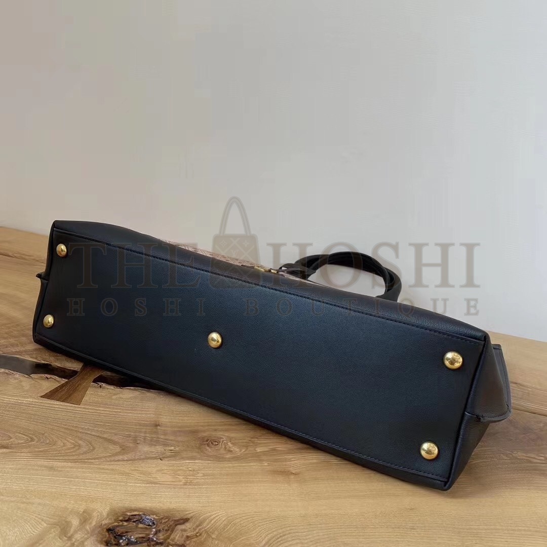 Sa1nt Lau*nt Monogram All Over Cabas Tote In Canvas Master Quality