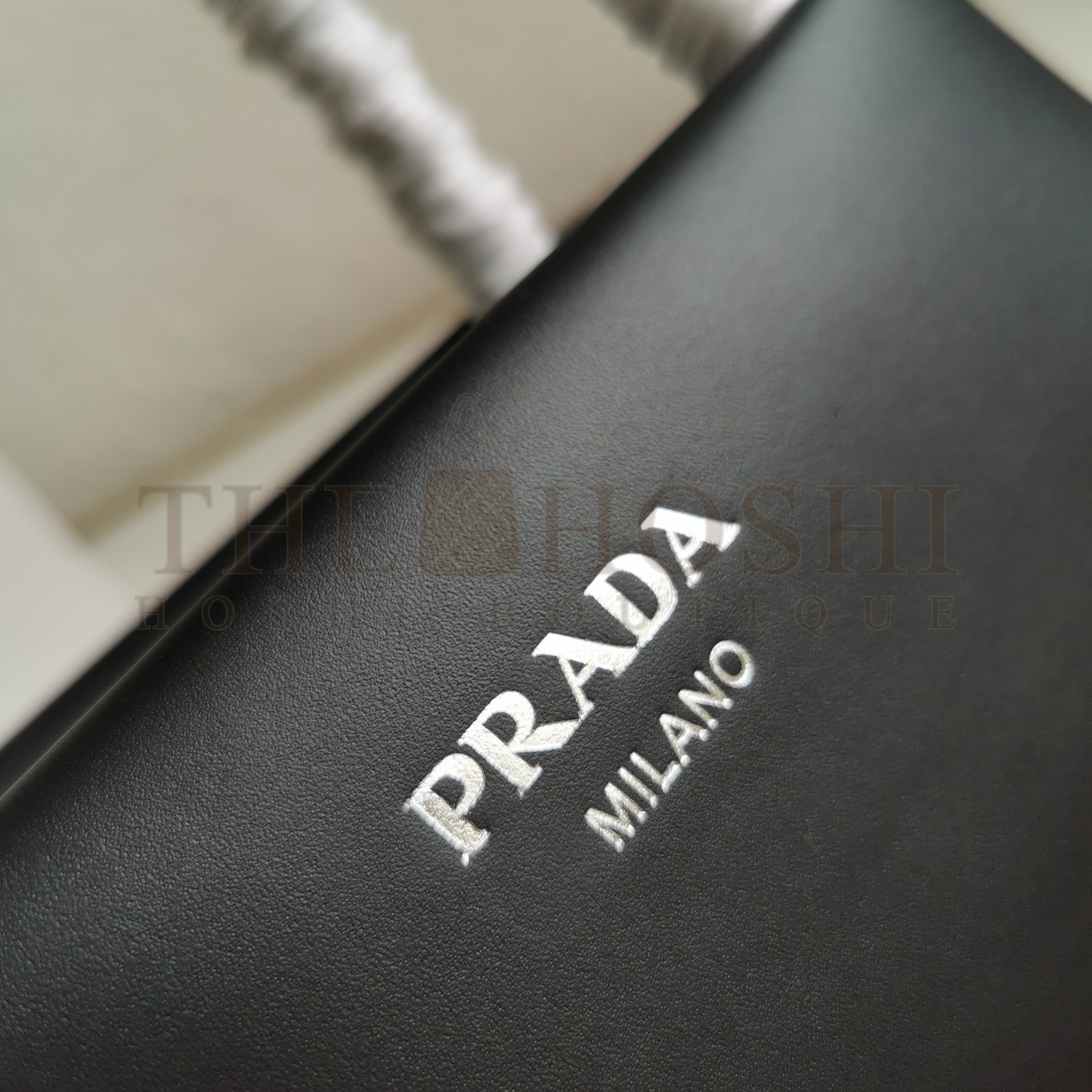 Pra*a S*pernova Small Shoulder Bag In Black Leather Master Quality
