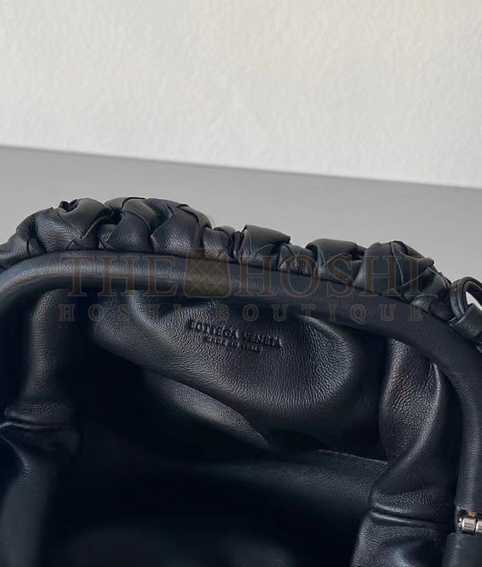 B0tt*ga Ven*ta Mini Pouch In Black Intrecciato Lambskin Master Quality