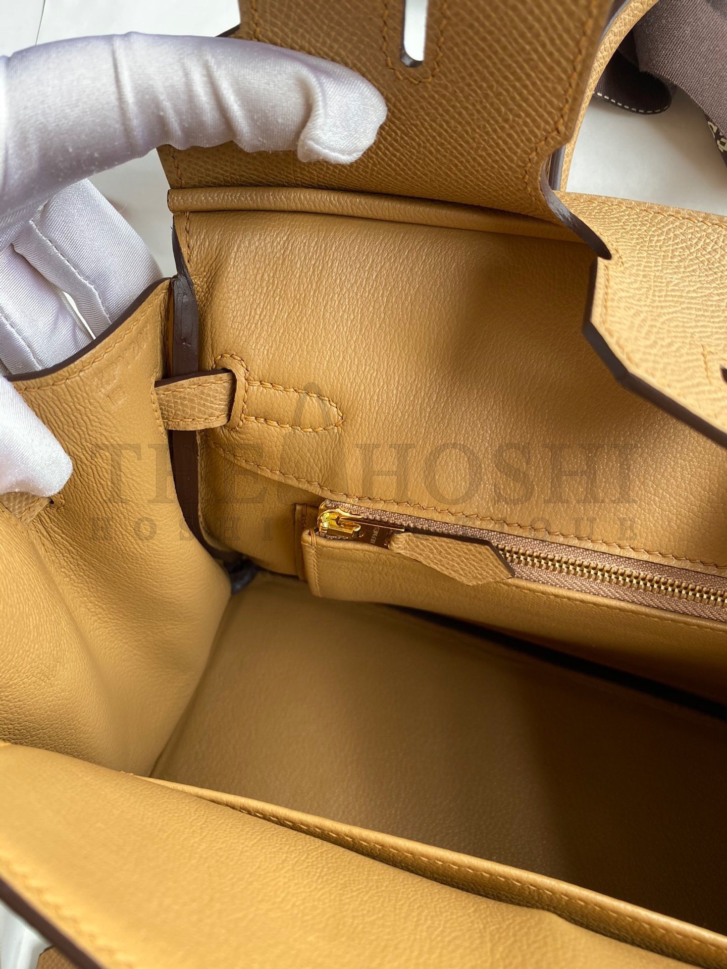 H**me5 Birkin 25 Retourne Handmade Bag In Biscuit Epsom Calfskin Master Quality