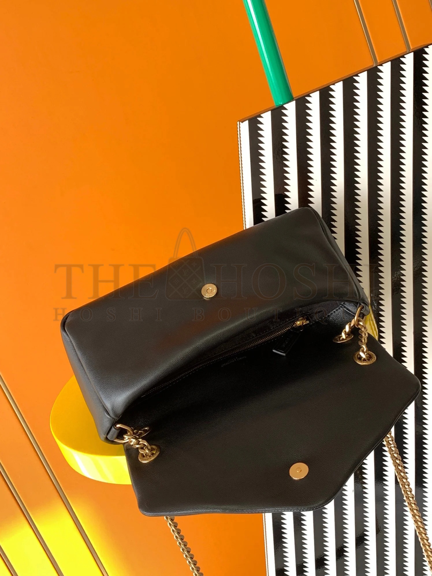 Sa1nt Lau*nt Calypso Shoulder Bag In Black Lambskin Master Quality