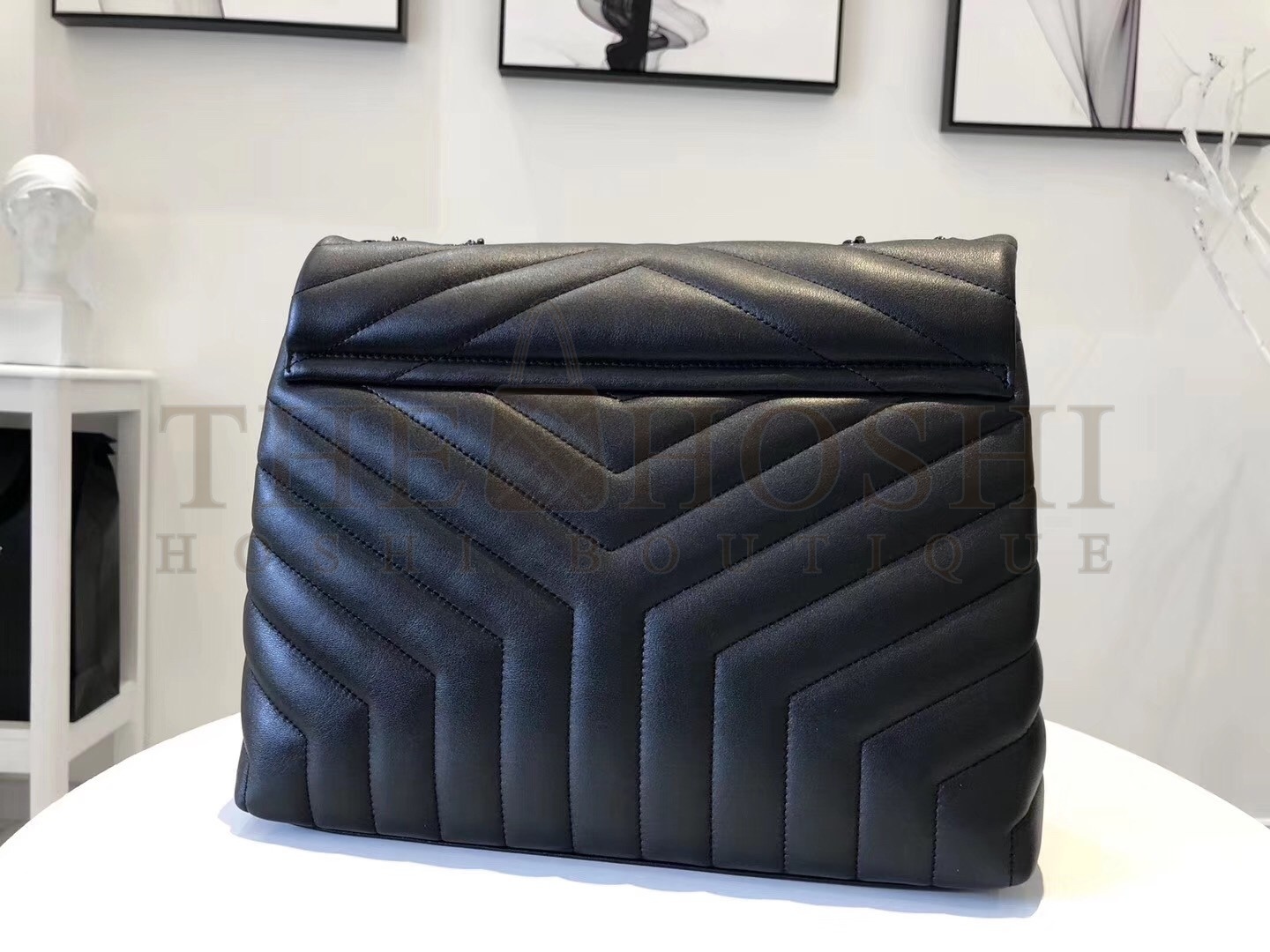 Sa1nt Lau*nt So Black Loulou Medium Shoulder Bag Master Quality